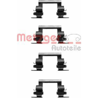 Metzger Zubehörsatz, Scheibenbremsbelag 109-1236