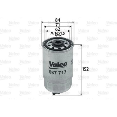Valeo Kraftstofffilter 587713