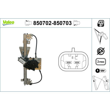 Valeo Fensterheber 850702