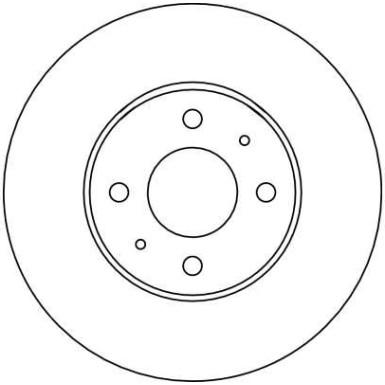 TRW Bremsscheibe DF4024