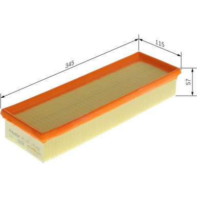 BOSCH 1 457 433 299 Luftfilter BOSCH 1 457 433 299 Luftfilter