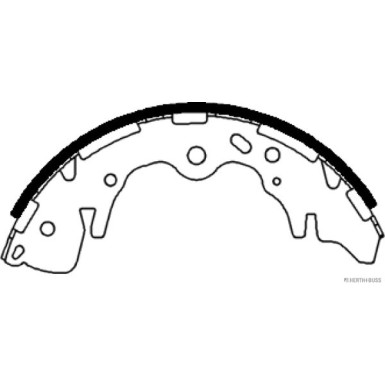 Herth+Buss Jakoparts Bremsbackensatz J3500529 Herth+Buss Jakoparts Bremsbackensatz J3500529