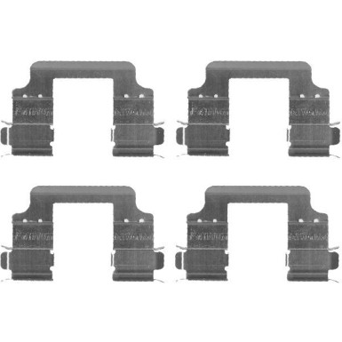 Hella Zubehörsatz, Scheibenbremsbelag 8DZ 355 203-321