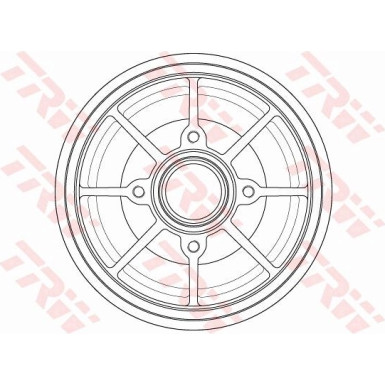TRW Bremstrommel DB4546MR