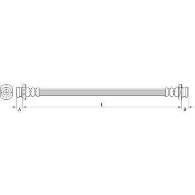 Metzger Bremsschlauch 4110531