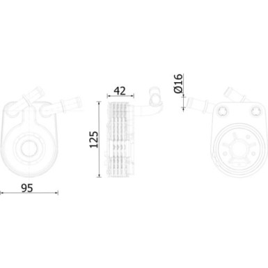 Mahle Ölkühler, Motoröl BEHR CLC 280 000S