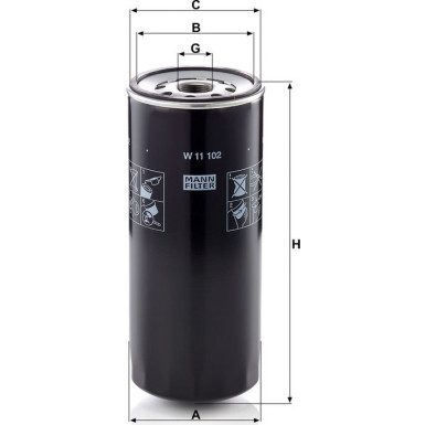 Ölfilter W 11 102 Ölfilter W 11 102