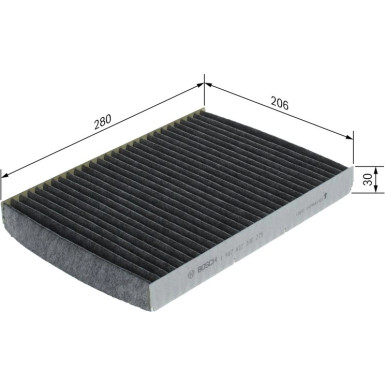 BOSCH 1 987 432 300 Innenraumfilter FILTER+ BOSCH 1 987 432 300 Innenraumfilter FILTER+