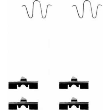 Hella Zubehörsatz, Scheibenbremsbelag 8DZ 355 202-471 Hella Zubehörsatz, Scheibenbremsbelag 8DZ 355 202-471