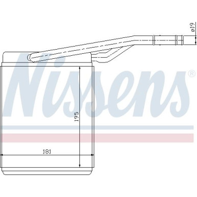 Nissens Wärmetauscher, Innenraumheizung 71747 Nissens Wärmetauscher, Innenraumheizung 71747