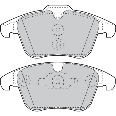 Valeo Bremsbelagsatz, Scheibenbremse 598879 Valeo Bremsbelagsatz, Scheibenbremse 598879