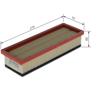 BOSCH F 026 400 036 Luftfilter BOSCH F 026 400 036 Luftfilter