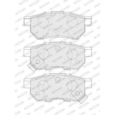 Ferodo Bremsbelagsatz, Scheibenbremse PREMIER ECO FRICTION FDB621 Ferodo Bremsbelagsatz, Scheibenbremse PREMIER ECO FRICTION FDB621