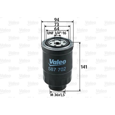 Valeo Kraftstofffilter 587702