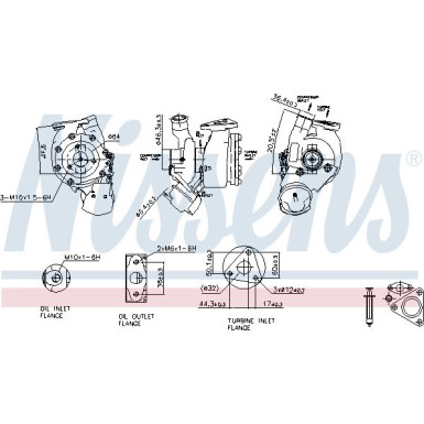Nissens Turbolader 93186