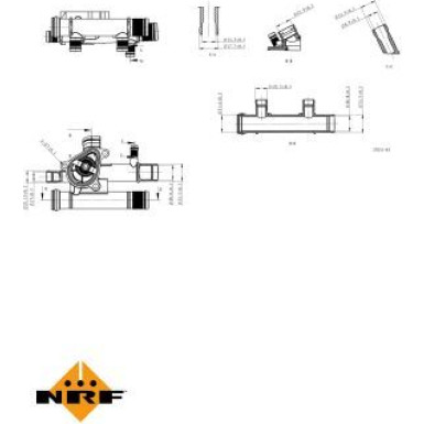 NRF Thermostat, Kühlmittel EASY FIT 725042