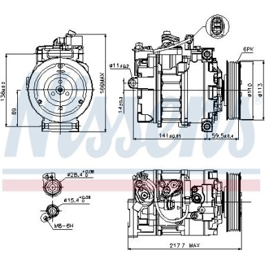 Kompressor, Klimaanlage 89223