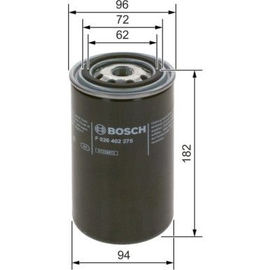Kraftstofffilter F 026 402 275