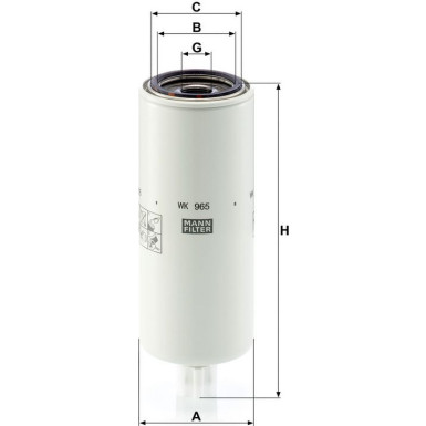 Kraftstofffilter WK 965 X