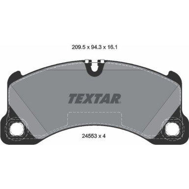 Textar Bremsbelagsatz, Scheibenbremse 2455301