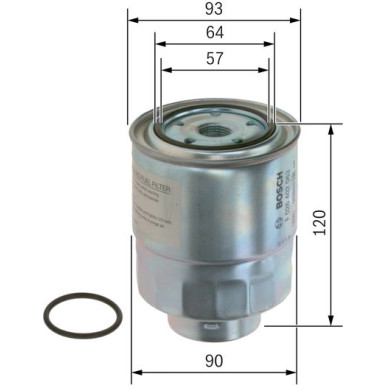 Kraftstofffilter F 026 402 063 Kraftstofffilter F 026 402 063