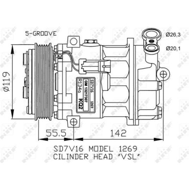 Kompressor, Klimaanlage 32818