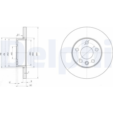 Bremsscheibe BG3415