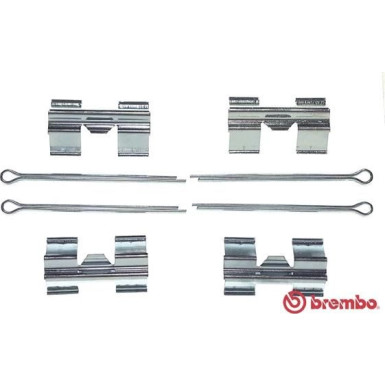 Brembo Zubehörsatz, Scheibenbremsbelag PRIME LINE A 02 257