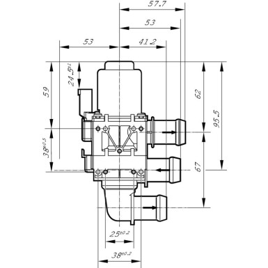 Kühlmittelregelventil 1 147 412 213 Kühlmittelregelventil 1 147 412 213