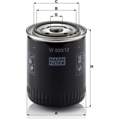 Ölfilter W 930/12
