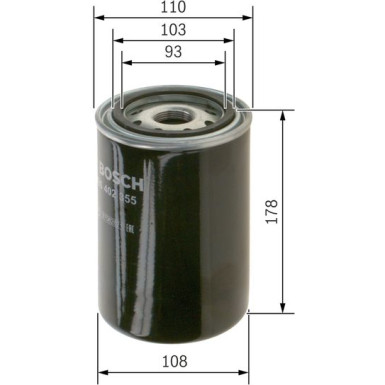 BOSCH 0 451 301 207 Ölfilter BOSCH 0 451 301 207 Ölfilter
