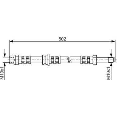 BOSCH Bremsschlauch 1 987 476 971