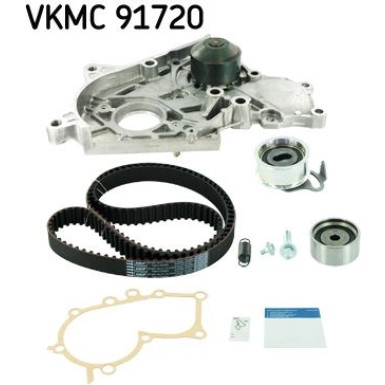 SKF Wasserpumpe + Zahnriemensatz VKMC 91720