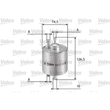 Valeo Kraftstofffilter 587019
