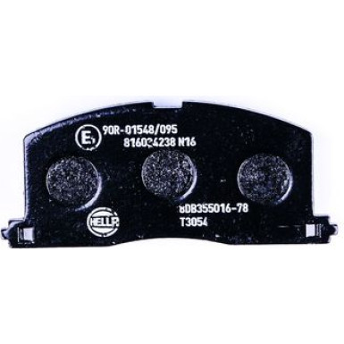 Bremsbelagsatz, Scheibenbremse 8DB 355 016-781 Bremsbelagsatz, Scheibenbremse 8DB 355 016-781
