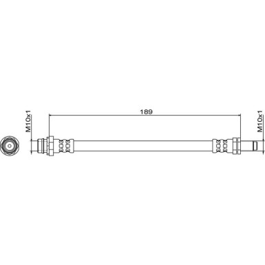 Metzger Bremsschlauch 4111467