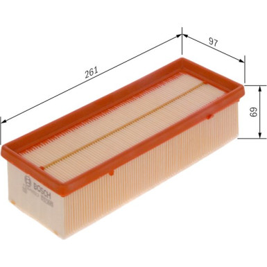 BOSCH F 026 400 323 Luftfilter BOSCH F 026 400 323 Luftfilter