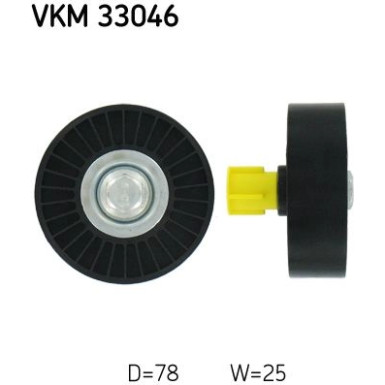 SKF Umlenk-/Führungsrolle, Keilrippenriemen VKM 33046