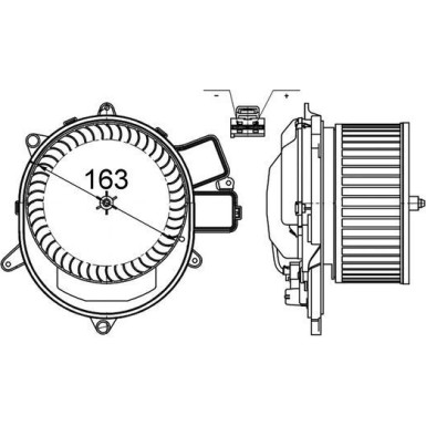 Mahle Innenraumgebläse BEHR AB 231 000S