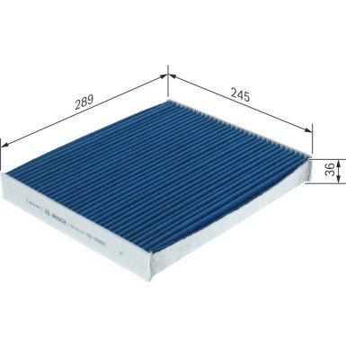 Filter, Innenraumluft 0 986 628 593 Filter, Innenraumluft 0 986 628 593