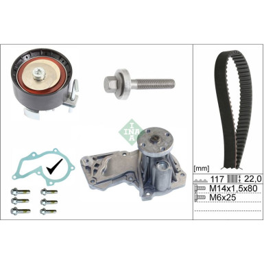 INA Wasserpumpe + Zahnriemensatz 530 0605 30