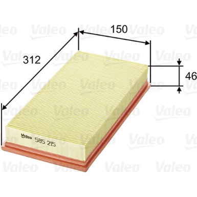 Valeo Luftfilter 585215