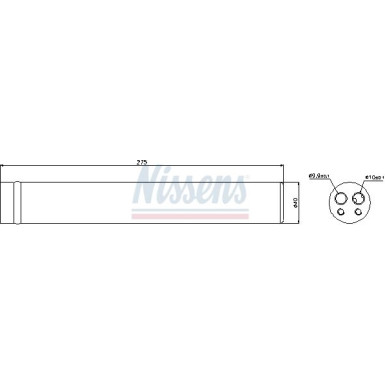 Nissens Trockner, Klimaanlage 95441