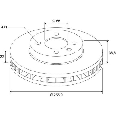 Bremsscheibe 672619 Bremsscheibe 672619