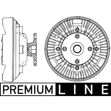 Mahle Kupplung, Kühlerlüfter BEHR Premium Line CFC 228 000P