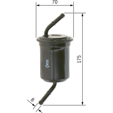 Kraftstofffilter 0 986 450 108