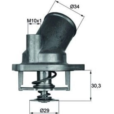 Thermostat, Kühlmittel TI 2 92