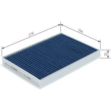 Filter, Innenraumluft 0 986 628 661 Filter, Innenraumluft 0 986 628 661