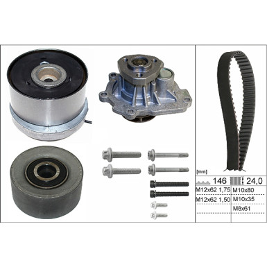 INA Wasserpumpe + Zahnriemensatz 530 0724 30