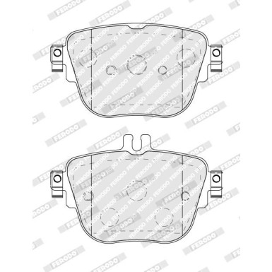 Ferodo Bremsbelagsatz, Scheibenbremse FUSE+ Technology FDB5106